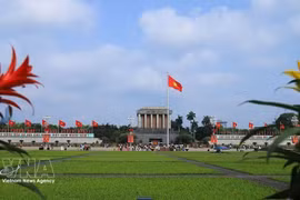 El Mausoleo de Ho Chi Minh es una atracción turística de Hanói. (Foto: VNA)