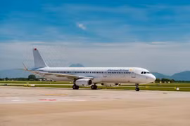 Avión de la aerolínea vietnamita Vietravel Airlines. 