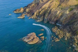 Las aguas cristalinas de Eo Gio, en Quy Nhon. (Foto: VNA)