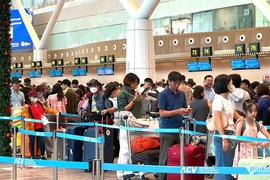 Aeropuerto internacional de Tan Son Nhat recibe número récord de pasajeros. (Foto ilustrativa: Vietnamnet)