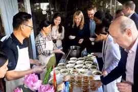El pho vietnamita destaca en el evento cultural y gastronómico de la Asean. (Foto: Embajada de Vietnam en Finlandia) 