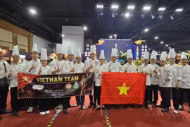 Los chefs vietnamitas dejan su huella en el Concurso de Talentos Chefs de Tailandia 2026.