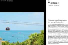 La imagen del teleférico de Hon Thom aparece en un artículo que presenta a Vietnam en el diario The New York Times. (Foto: Captura de pantalla).