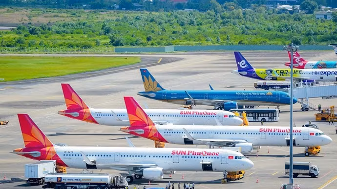 La aerolínea vietnamita Sun PhuQuoc Airways. (Foto ilustrativa: VNA)