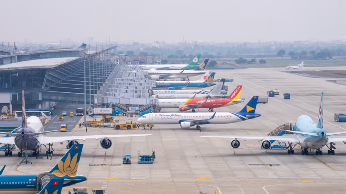 Aeropuerto de Noi Bai prevé más de 650 vuelos por festivos del 30 de abril y 1 de mayo