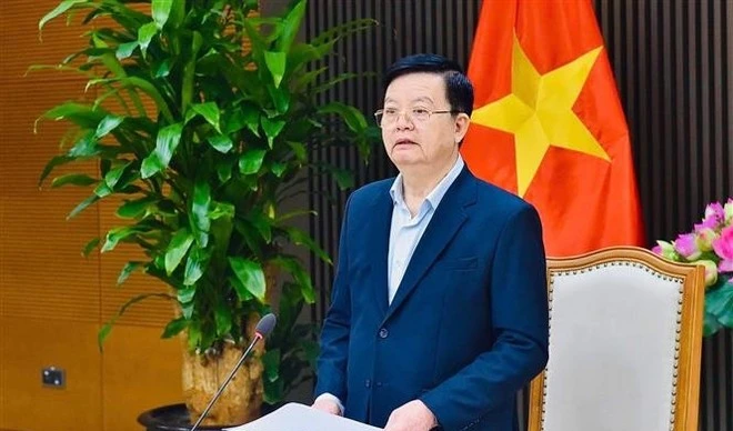 El viceprimer ministro de Vietnam Mai Van Chinh interviene la reunión. (Foto: VNA)