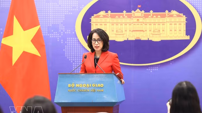 Pham Thu Hang, portavoz del Ministerio de Relaciones Exteriores. (Foto: VNA)
