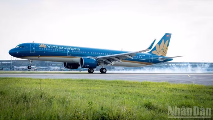 Vietnam Airlines inaugurará la séptima ruta a la India. (Foto: Nhan Dan)