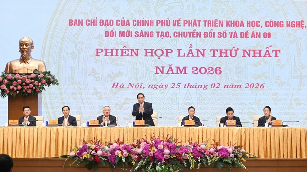 [Foto] Reunión del Comité Directivo del Gobierno para el desarrollo de la ciencia, la tecnología, la innovación, la transformación digital 