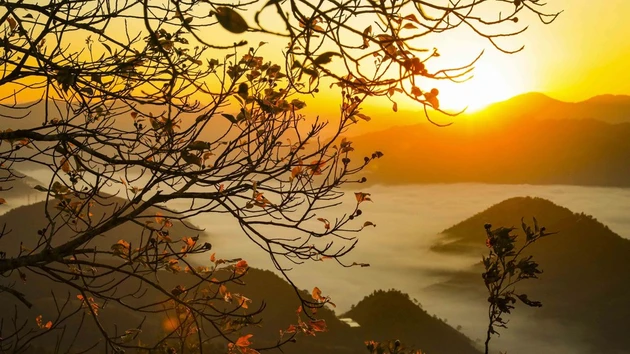 Amanecer en el paso de Keo Lom. 