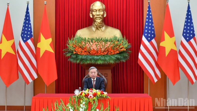 El secretario general del Comité Central del Partido Comunista de Vietnam, To Lam (Foto: Nhan Dan)