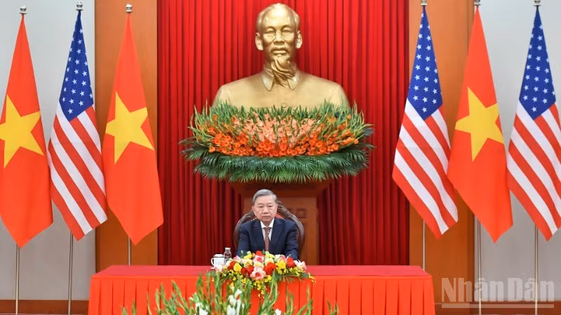 El secretario general del Comité Central del Partido Comunista de Vietnam, To Lam (Foto: Nhan Dan)