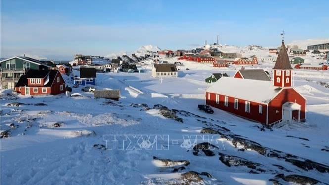 Escena de la ciudad de Nuuk, Groenlandia (Foto: VNA)
