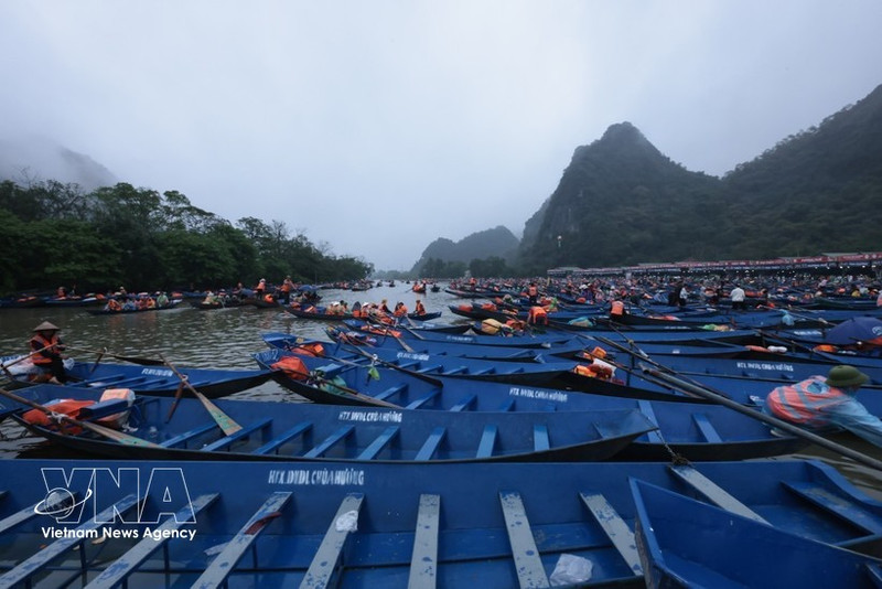 Miles de barcos para atender a los turistas (Foto: VNA)