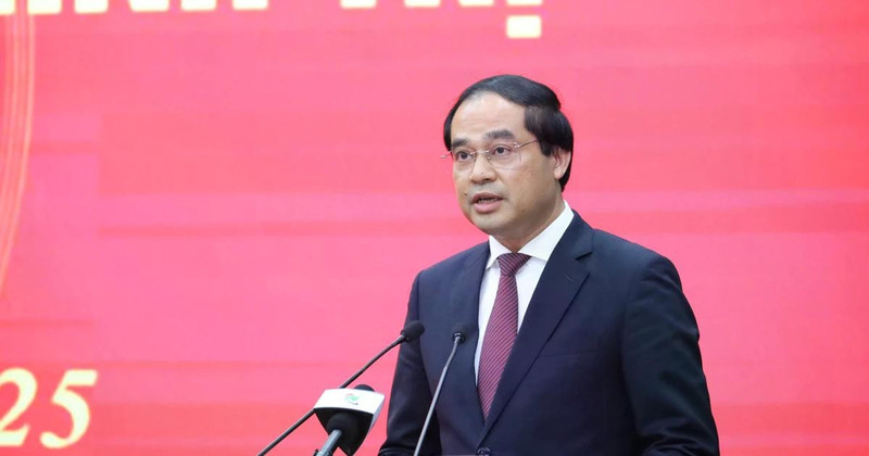 El secretario del Comité partidista de Thai Nguyen, Trinh Xuan Truong (Foto: VNA)