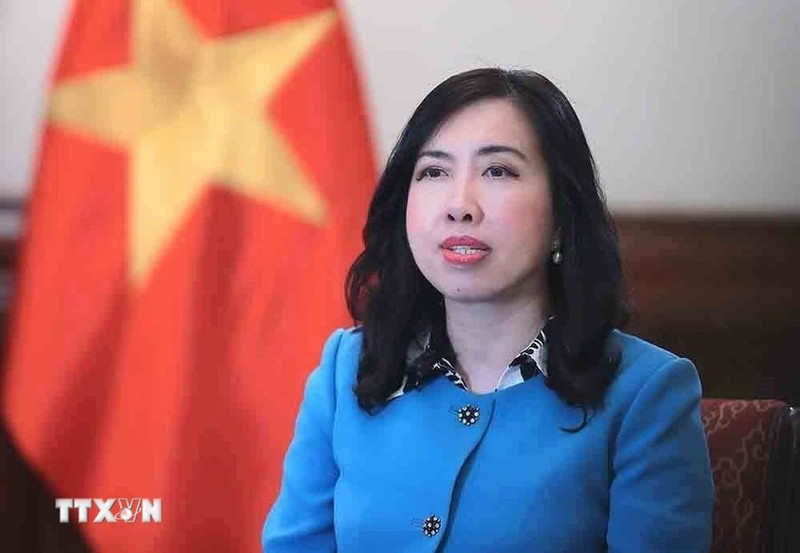La viceministra de Relaciones Exteriores Le Thi Thu Hang (Foto: VNA)