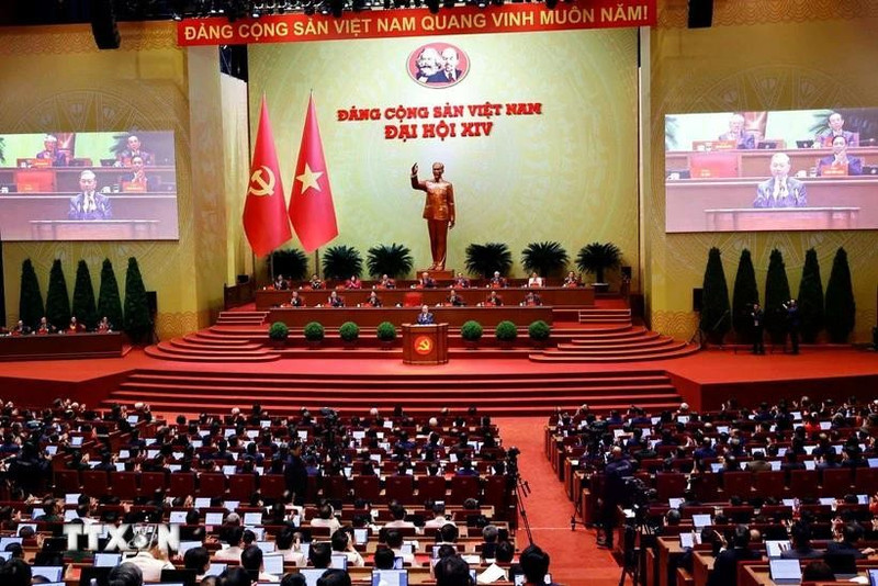 En el XIV Congreso Nacional del Partido Comunista de Vietnam. (Foto: VNA)