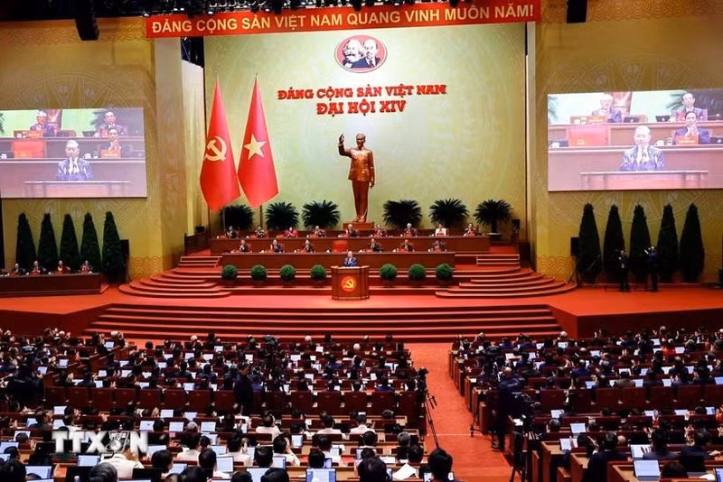 En el XIV Congreso Nacional del Partido Comunista de Vietnam. (Foto: VNA)