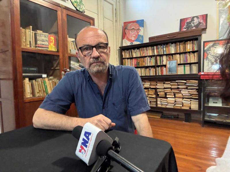 Marcelo Rodríguez, jefe de Relaciones Internacionales del Partido Comunista de Argentina (Foto: VNA)