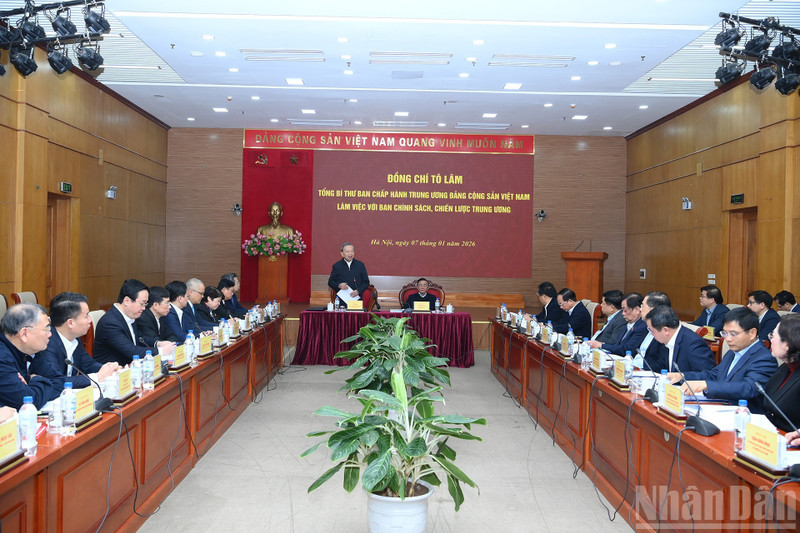 Escena del evento (Foto: Nhan Dan)