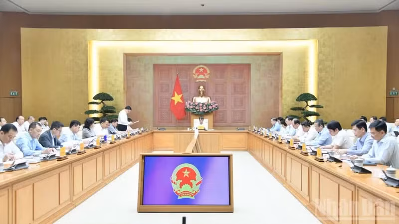 Panorama de la reunión. (Foto: Nhan Dan)