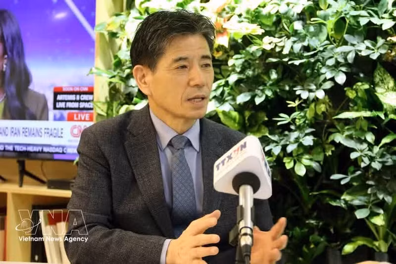 Kwon Sung Taek, vicepresidente de la Asociación Económica y Cultural Corea del Sur-Vietnam (Foto: VNA)