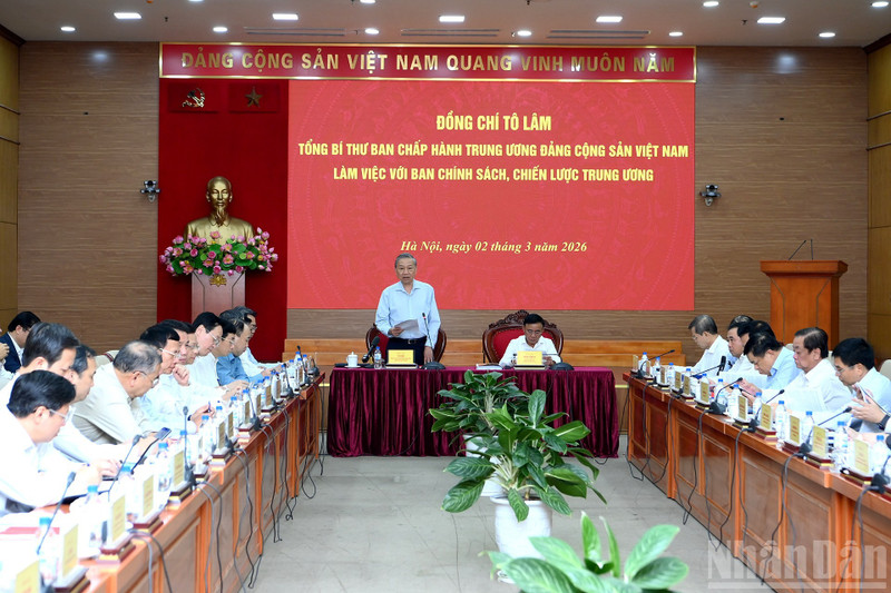 Escena del evento (Foto: Nhan Dan)