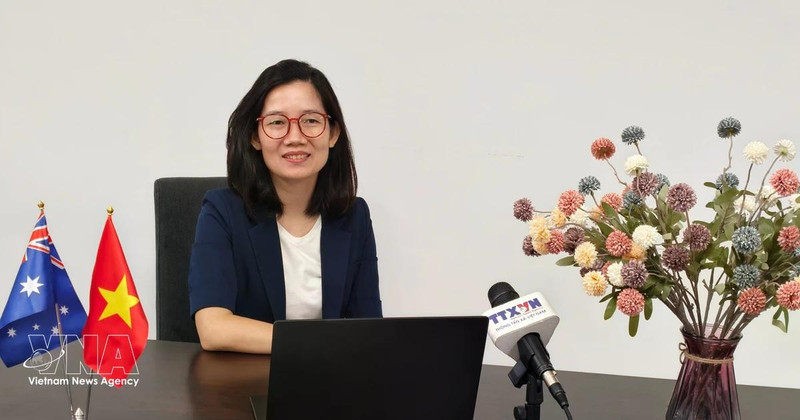 Tran Thi Thanh My, jefa de la Oficina Comercial de Vietnam en Australia. (Foto: VNA)