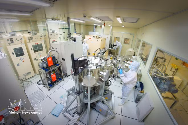 Un laboratorio de investigación en nanotecnología de la Universidad Nacional de Vietnam en Ciudad Ho Chi Minh. (Foto: VNA)