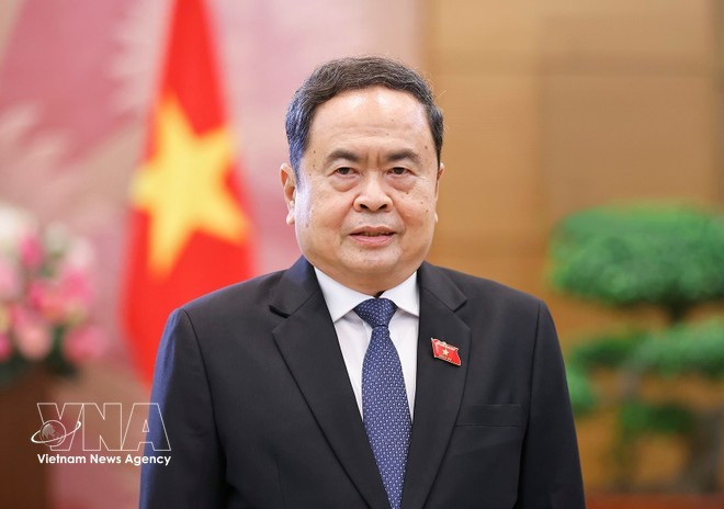 El presidente de la Asamblea Nacional de Vietnam, Tran Thanh Man. (Foto: VNA)