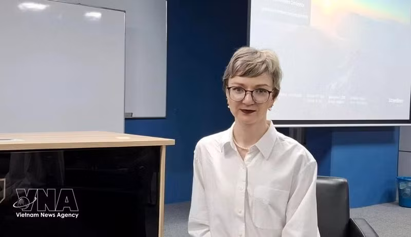 Julia Roknifard, profesora superior de Relaciones Internacionales de la Universidad Taylor de Malasia. (Foto: VNA)