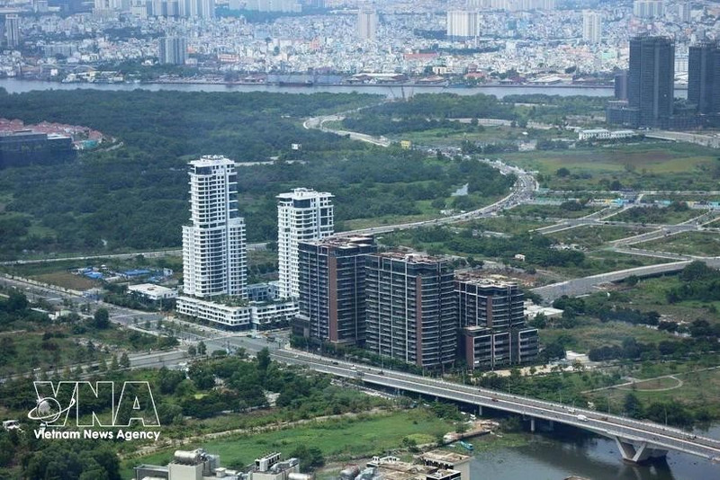 El mercado inmobiliario en la zona este de Ciudad Ho Chi Minh. (Foto: VNA)