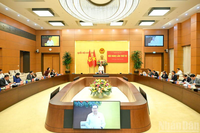 Panorama de la reunión. (Foto: Nhan Dan)