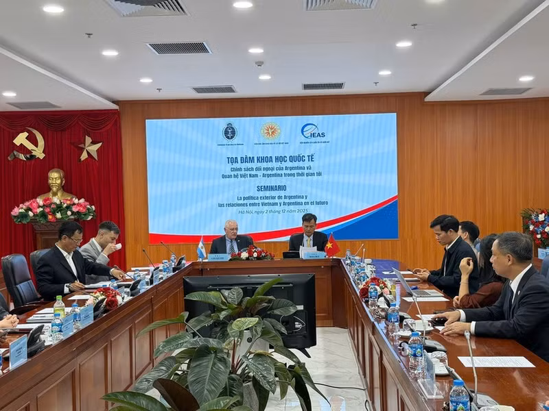 El seminario sobre relación entre Vietnam y Argentina en nuevo periodo. (Foto: VNA)
