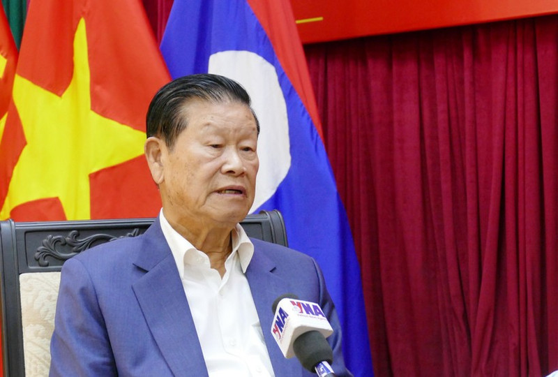 Somsavath Lengsavad, exviceprimer ministro de Laos (Foto: VNA)