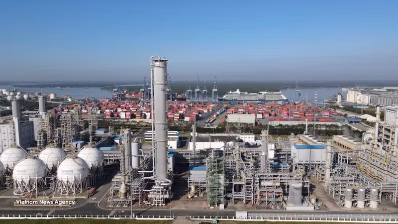 Vista de la planta química de Hyosung, un proyecto de inversión de Corea del Sur, ubicada en el barrio de Tan Phuoc, Ciudad Ho Chi Minh. (Foto: VNA)
