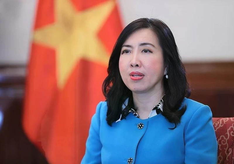 La vicecanciller vietnamita Le Thi Thu Hang. (Foto: VNA)