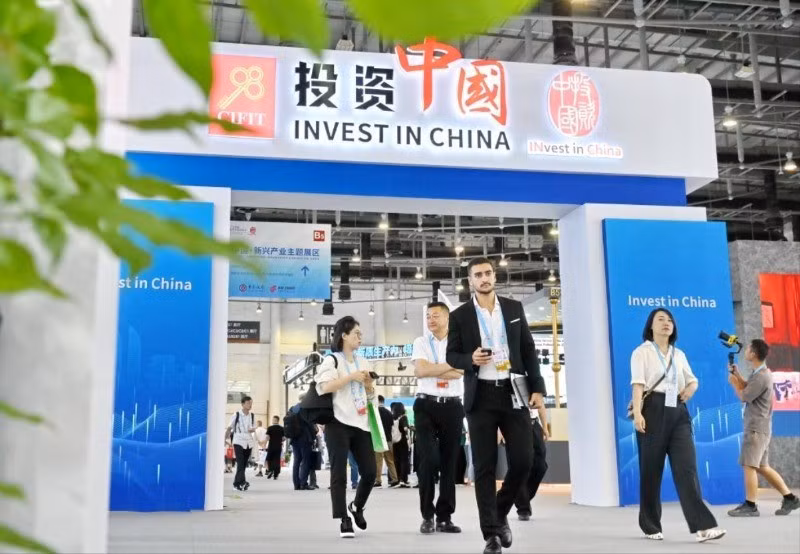 La 24.ª Feria Internacional de Comercio e Inversión de China. (Foto: Xinhua)