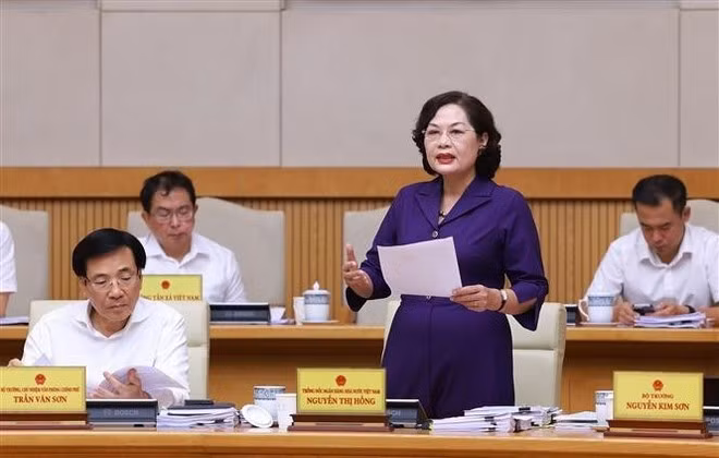 La gobernadora del Banco Estatal de Vietnam, Nguyen Thi Hong. (Foto: VNA)