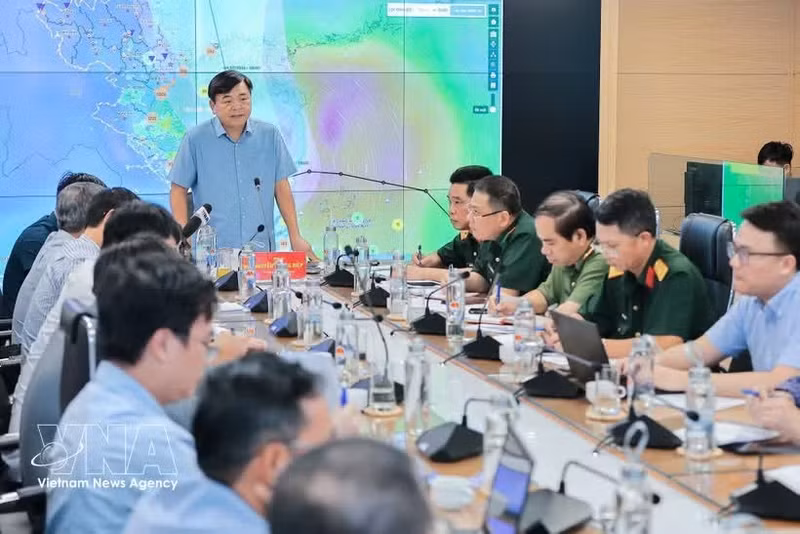 El viceministro de Agricultura y Medio Ambiente de Vietnam, Nguyen Hoang Hiep, habla en la cita (Foto: VNA)