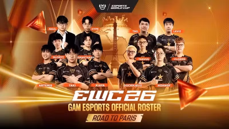 GAM Esports representará a Vietnam en Copa Mundial de Esports 2026. (Foto: VIRESA)