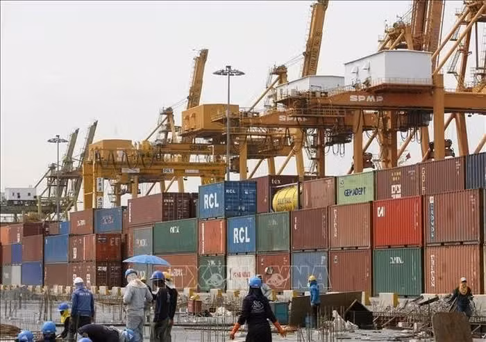 Un puerto en Bangkok, Tailandia (Foto: AFP/VNA)
