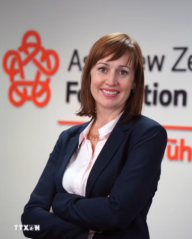 Suzannah Jessep, directora de la Fundación Asia-Nueva Zelanda (Foto: VNA)