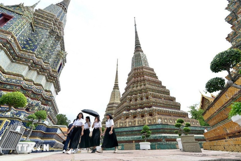 Visitantes en Bangkok, Tailandia. (Foto: Xinhua/VNA)