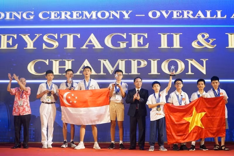 Vietnam y Singapur fueron proclamados campeones absolutos (Foto: VNA)