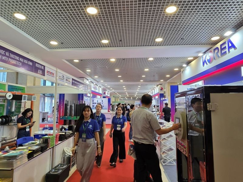 La Exposición Internacional de Industria, RHVAC, Salas Blancas y Auxiliares de Fábrica de Alta Tecnología 2025. (Foto: KIM DUNG)