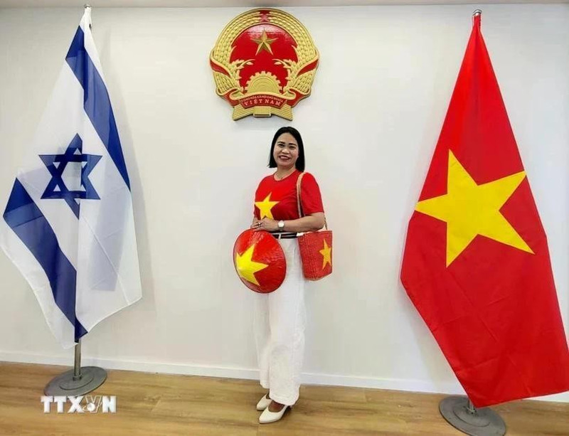 Truong Thi Hong, presidenta de la Asociación de Vietnamitas en Israel. (Foto: VNA)