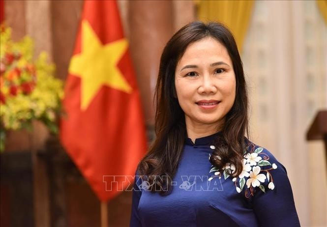 La embajadora de Vietnam en Sri Lanka, Trinh Thi Tam. (Foto: VNA)
