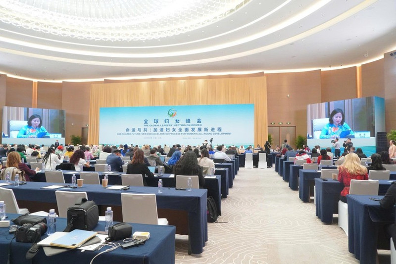 La presidenta de la Unión de Mujeres de Vietnam, Nguyen Thi Tuyen, habla en el evento (Foto: VNA)