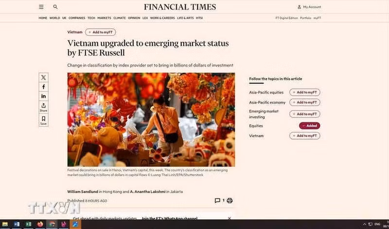 Un artículo publicado en el Financial Times (Foto: captura de pantalla)